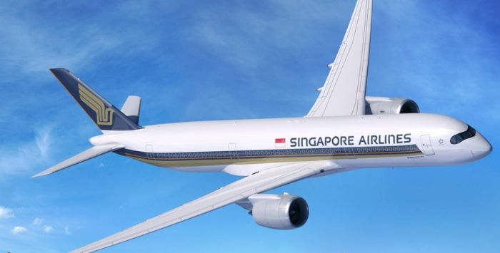 A350 di Singapore Airlines AirHelp