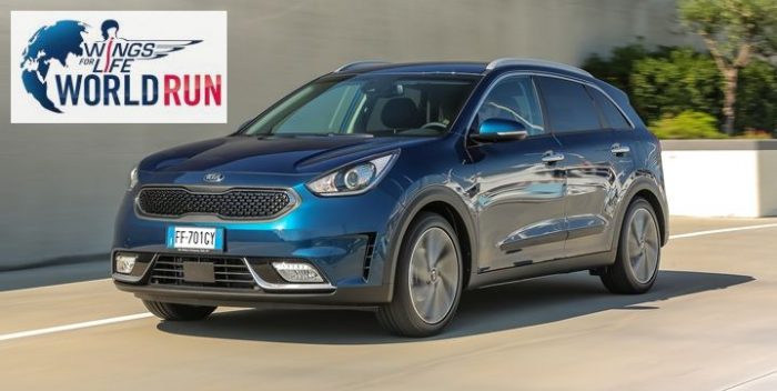 Kia Niro auto ufficiale della Wings for Life