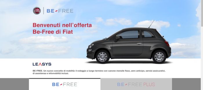 BE-FREE di Leasys su Amazon