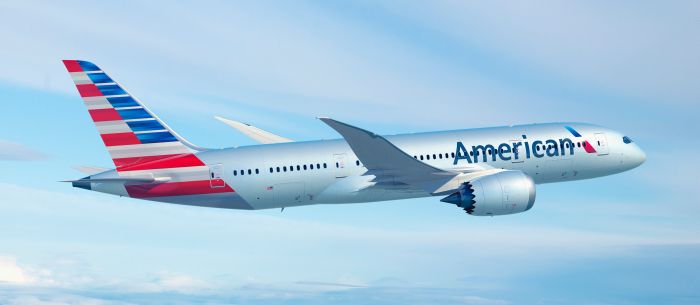 American Airlines decolla sul Roma-Dalla