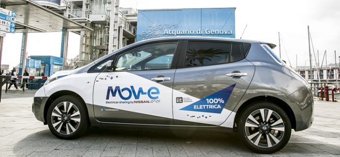 Car sharing aziendale elettrico