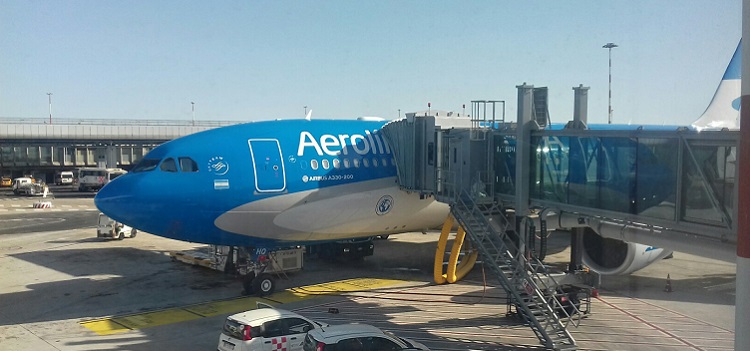 Roma-Buenos Aires di Aerolineas Argentinas