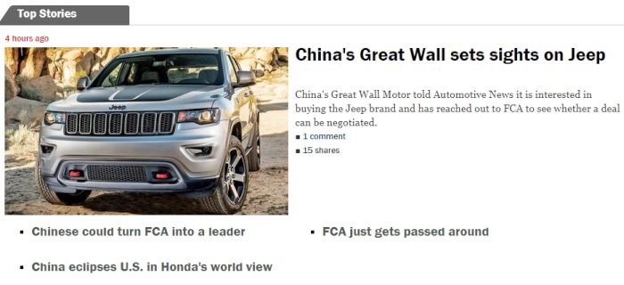 Great Wall vuole Jeep