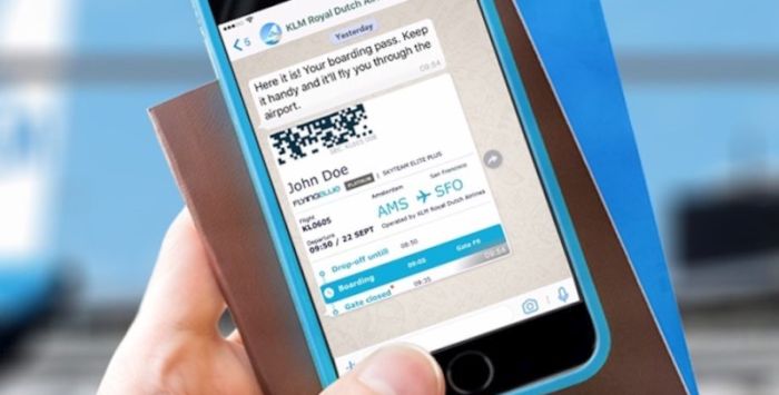 KLM gestisce i passeggeri con WhatsApp