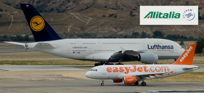 Alitalia tra Lufthansa ed easyjet