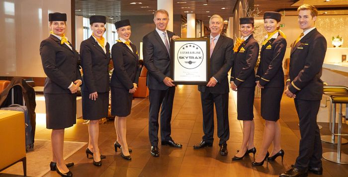 Lufthansa nella top ten a cinque stelle