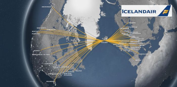 Icelandair, offensiva sugli scali minori Usa