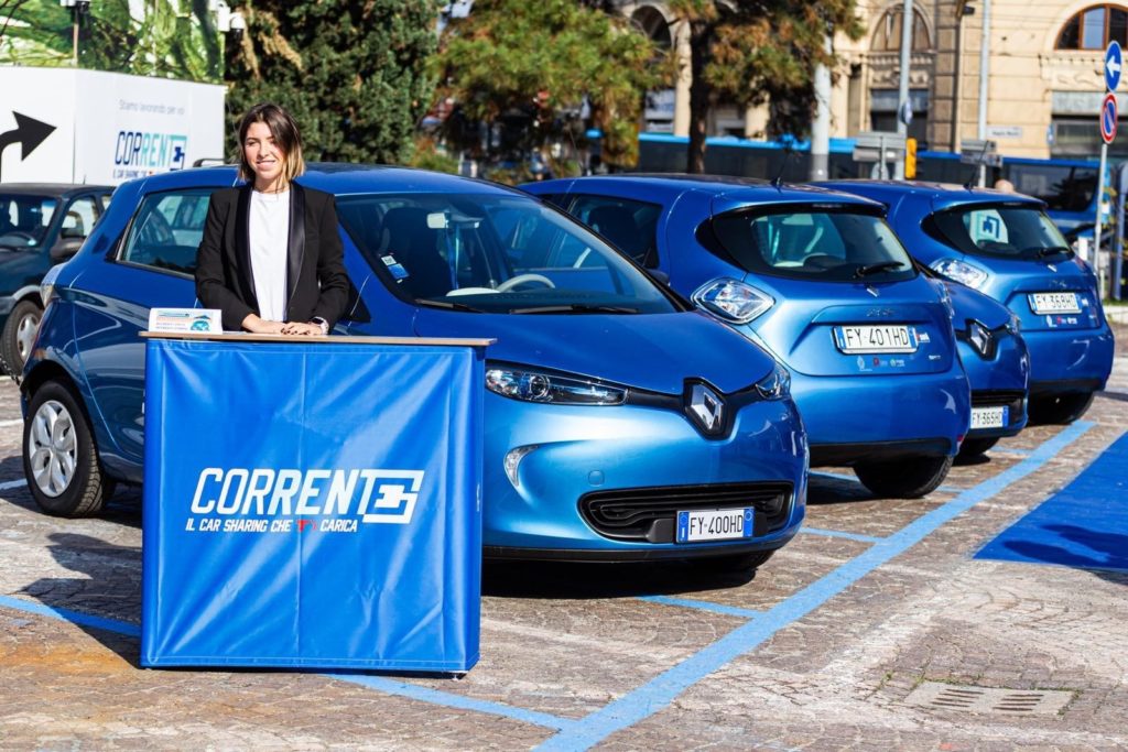 Il car sharing elettrico a Bologna