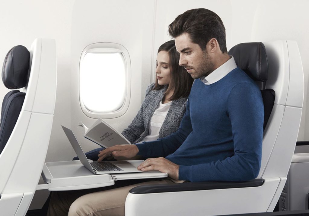 business class e premium economy