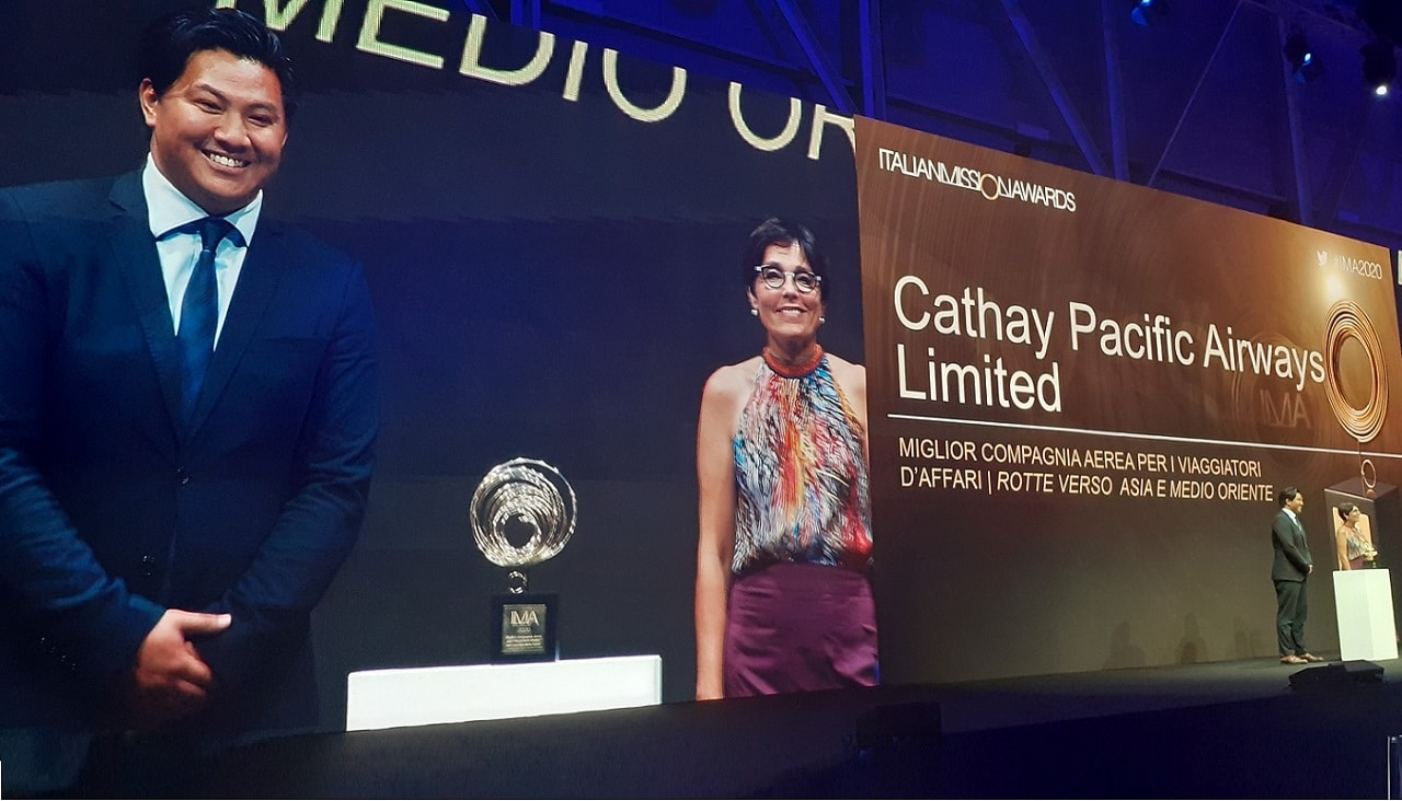 Cathay Pacific premiata a Ima