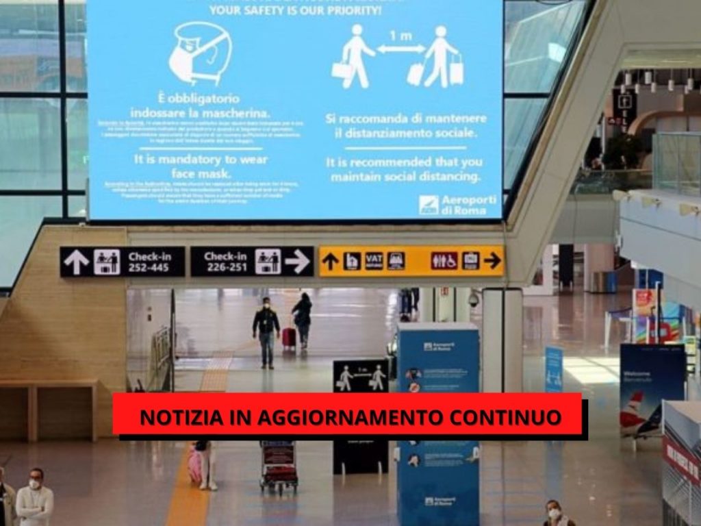 tamponi in aeroporto