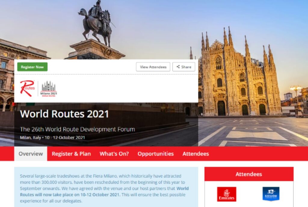 world routes 2021