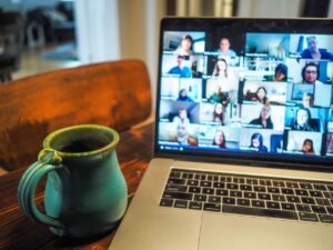 Le conference call su Zoom: una schermata di video call 