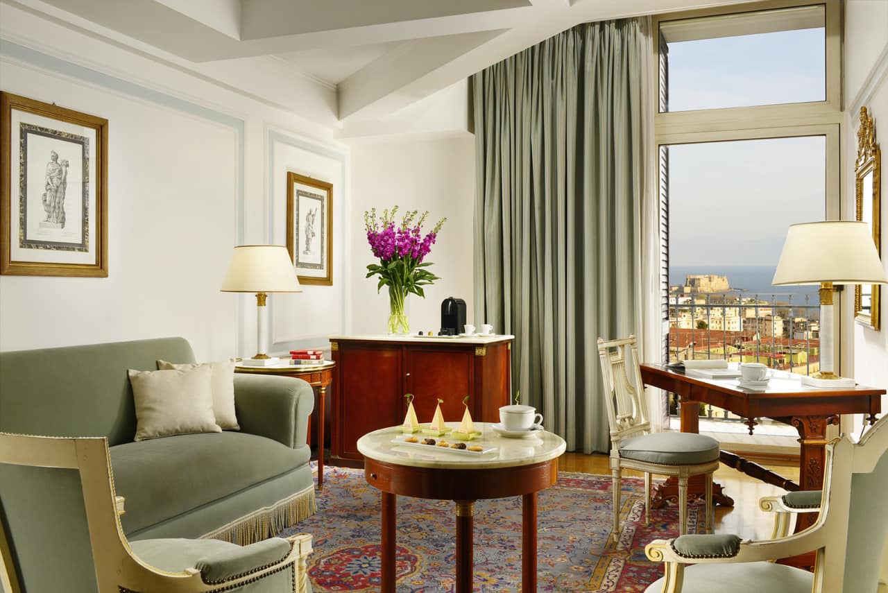 Una suite del Grand Hotel Parker’s 