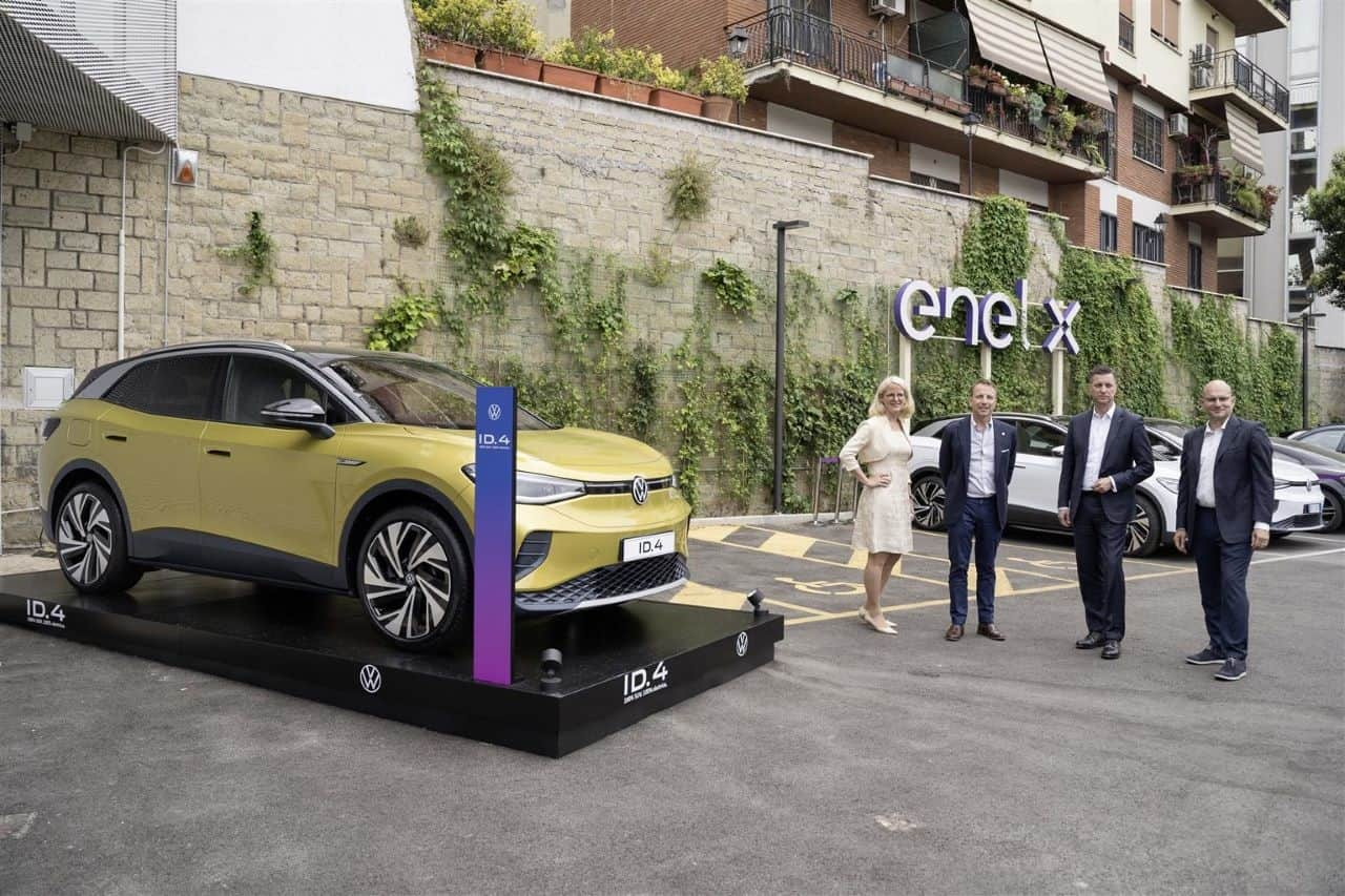 Volkswagen Enel X joint venture