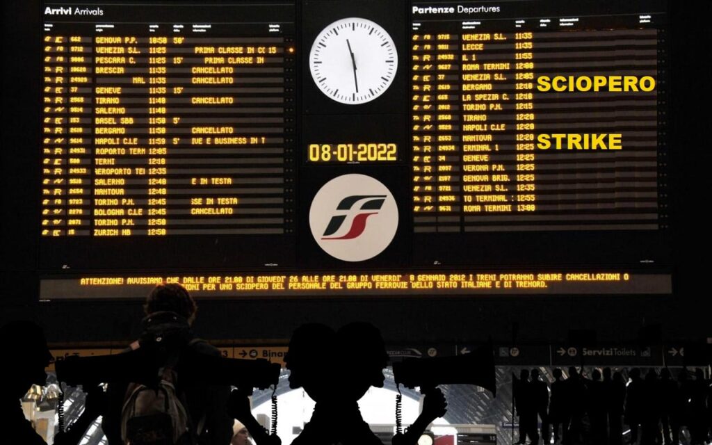 Sciopero Trenitalia treni garantiti