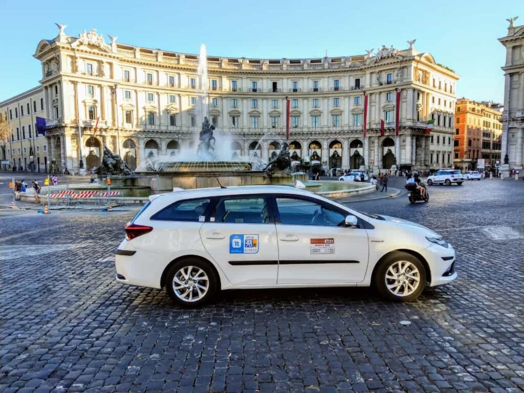 sixt prenota taxi roma