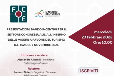 webinar incentivi eventi congressi