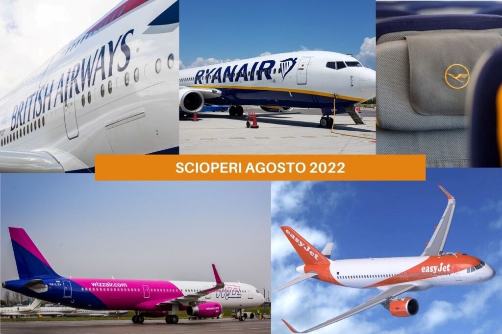 scioperi agosto 2022