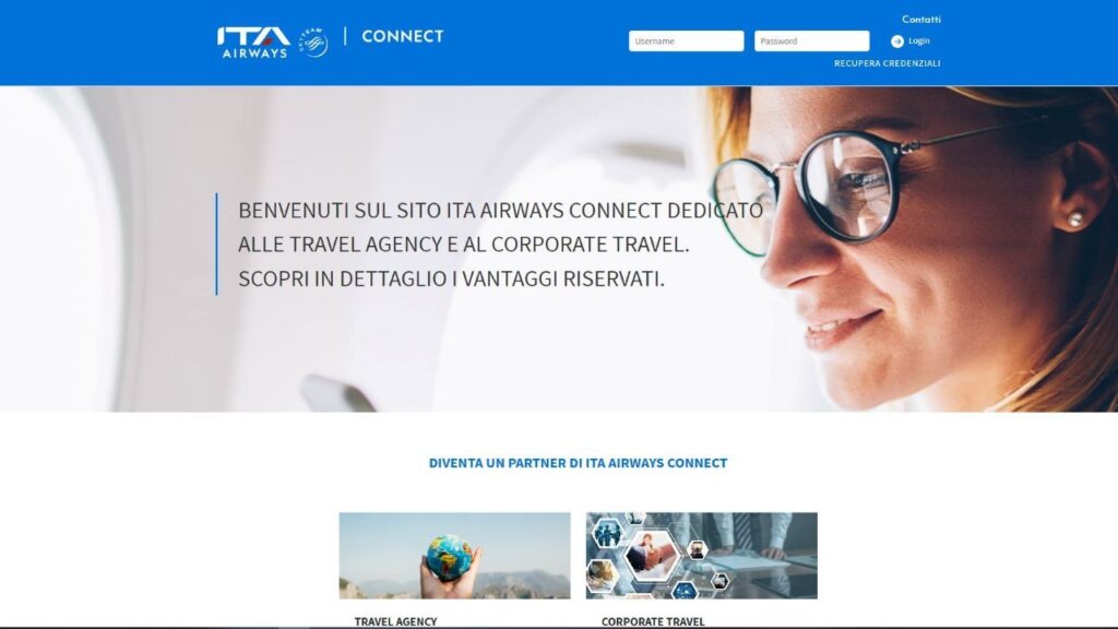 piattaforma B2B Ita Airways Connect