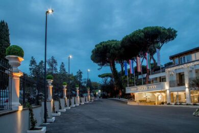 esterni del Shangri La Roma di Omnia Hotel