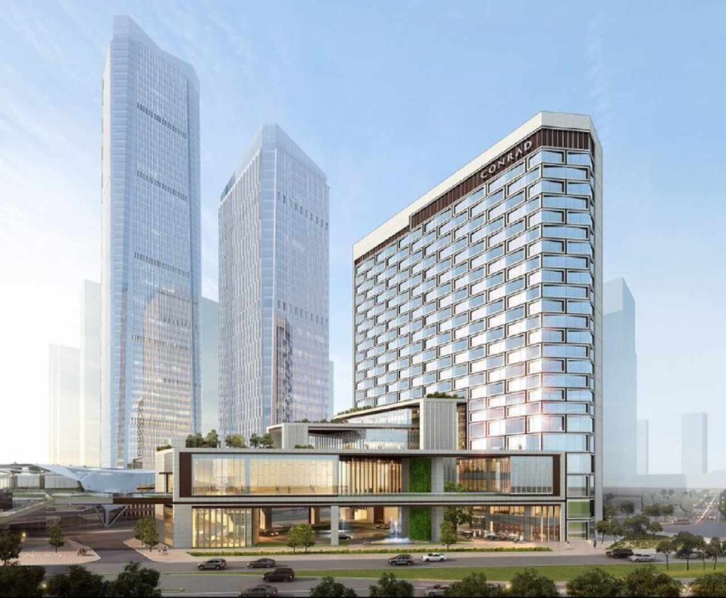 Conrad Shenzhen nuove aperture Hilton 2023.