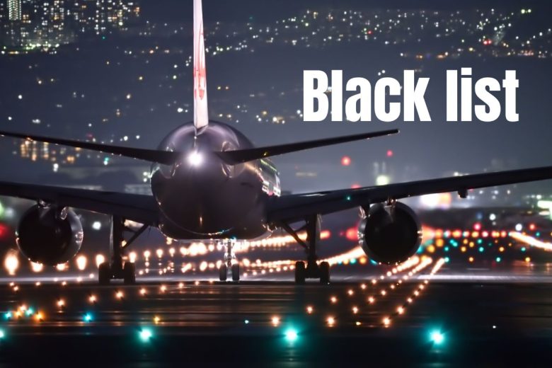 black list 2023 compagnie aeree
