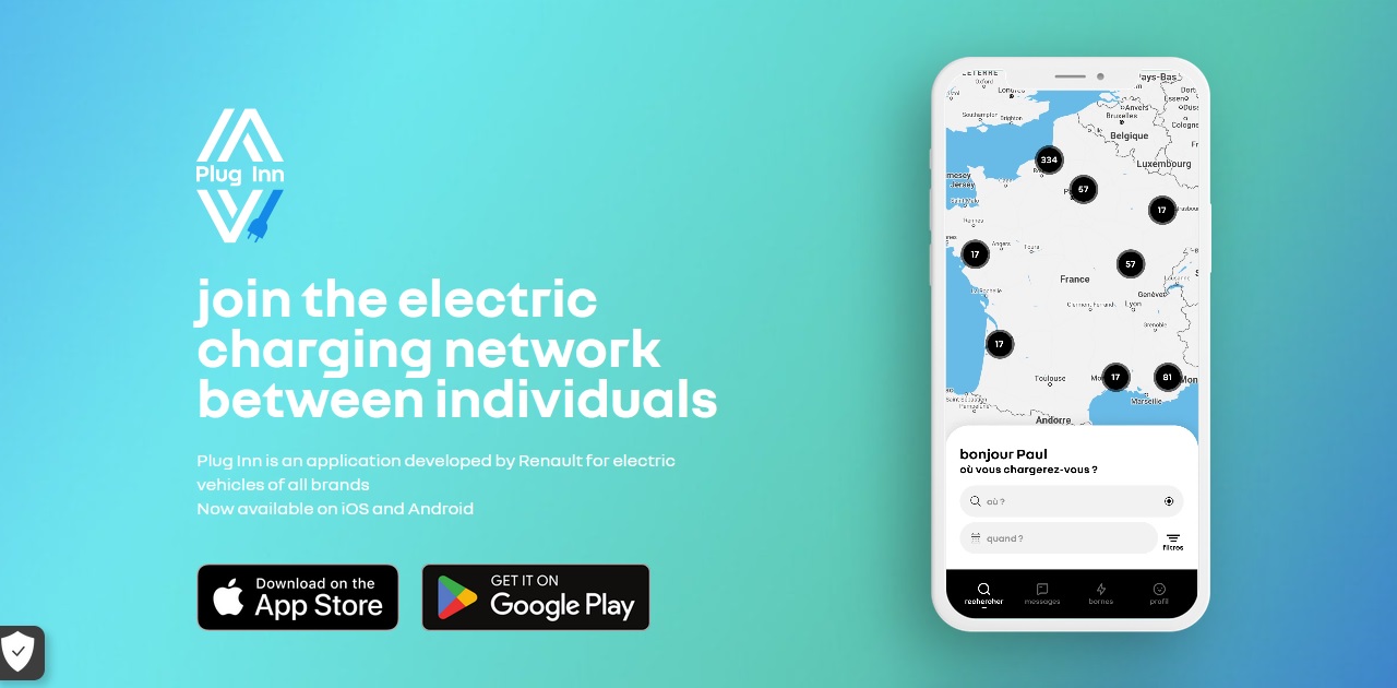 App Plug Inn Renault, come ricaricare sulle wallbox altrui