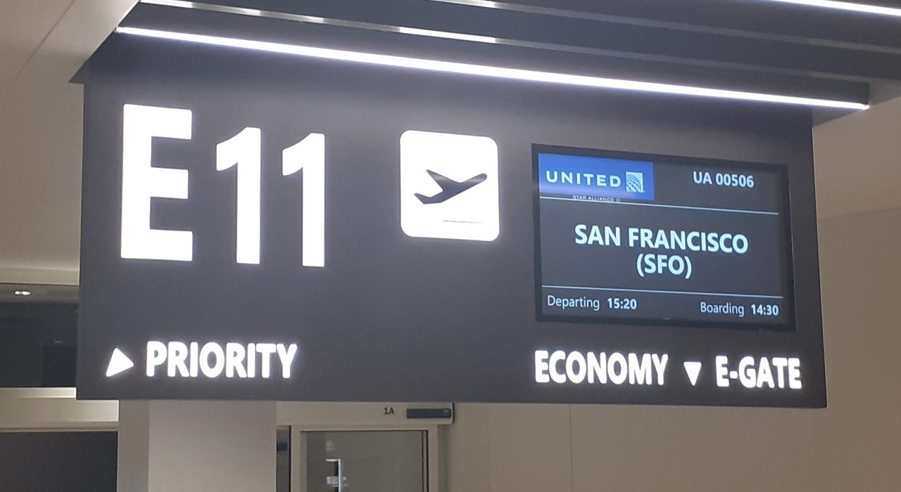 United Airlines Roma San Francisco