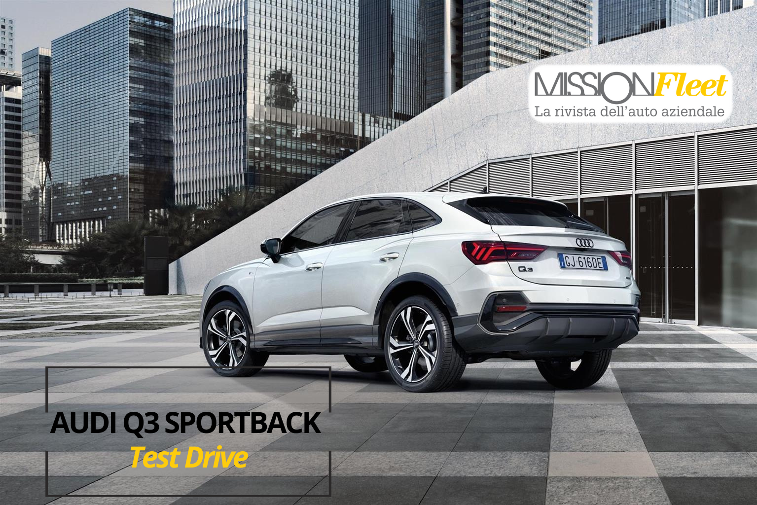 Prova Audi Q3 Sportback 45 TFSI e My2023 al top di segmento