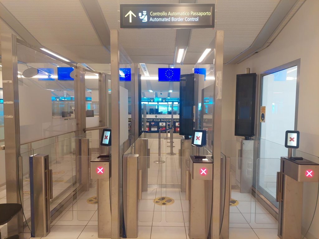 e-gate aeroporti italiani