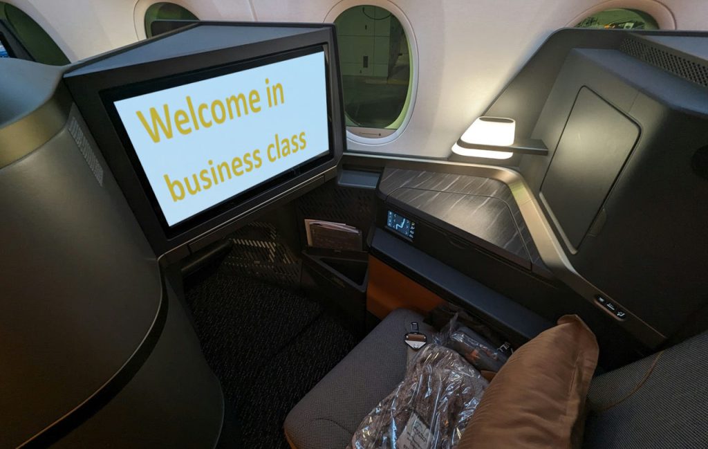 Volare in business class