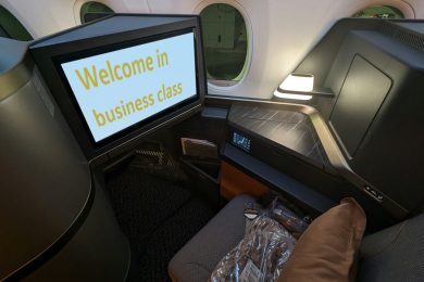 Volare in business class
