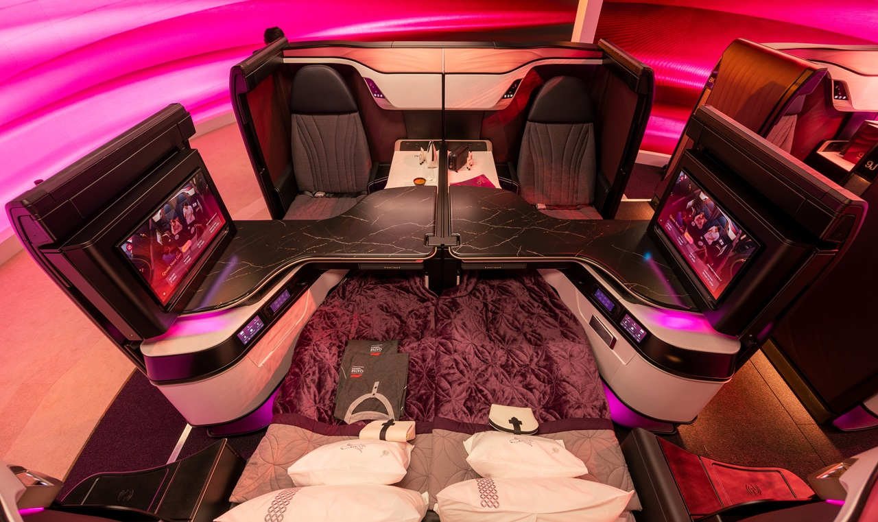 Business class Qatar Airways