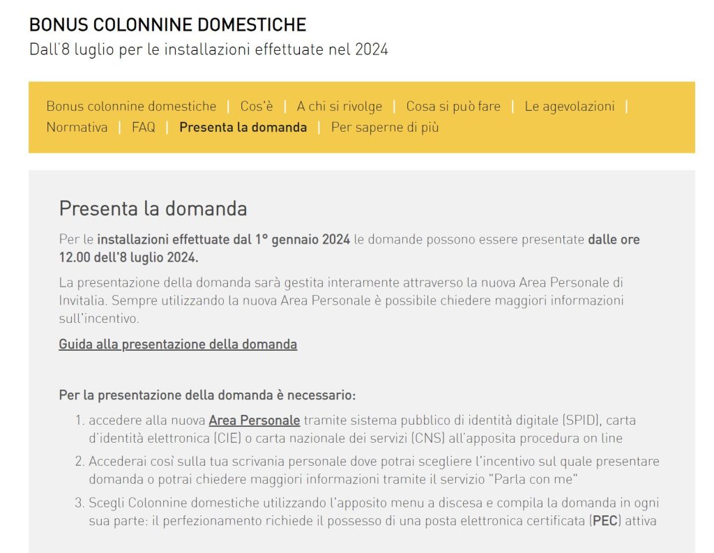 bonus colonnine 2024