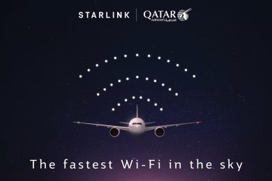 Connettività degli aerei Qatar Airways