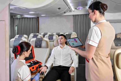 Emirates e Parsys progettano una nuova postazione di telemedicina all'avanguardia per i passeggeri a bordo