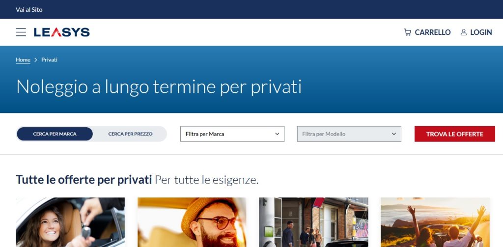 Noleggio a lungo termine per privati
