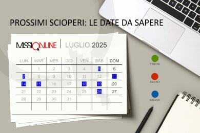 scioperi mezzi luglio 2025