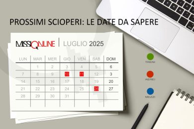scioperi aerei luglio 2025