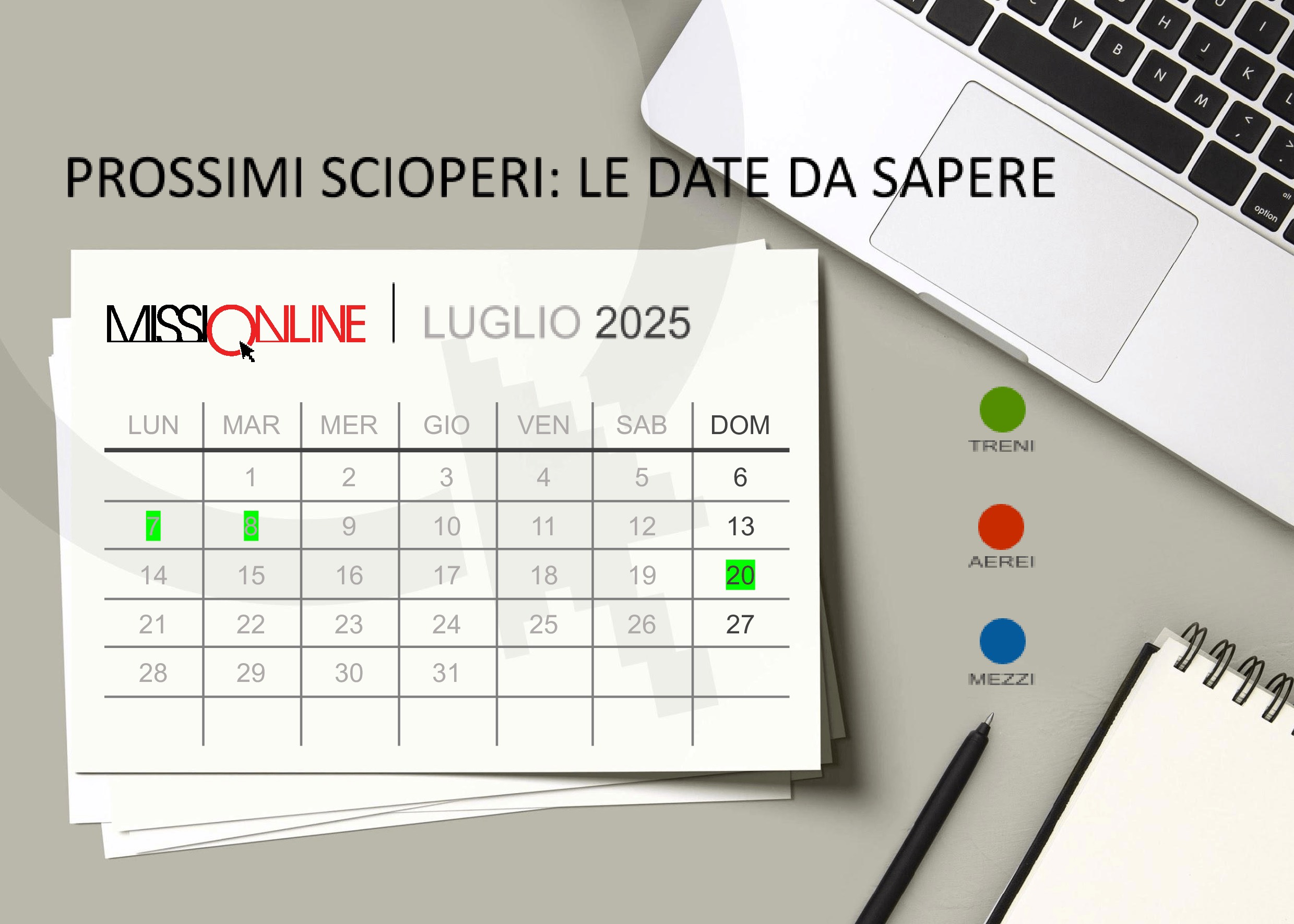 scioperi treni luglio 2025