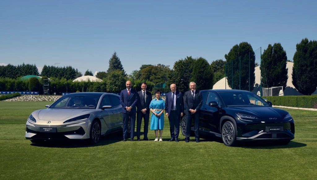 BYD partnership con l'Inter