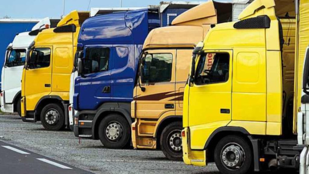 Flotte di veicoli merci