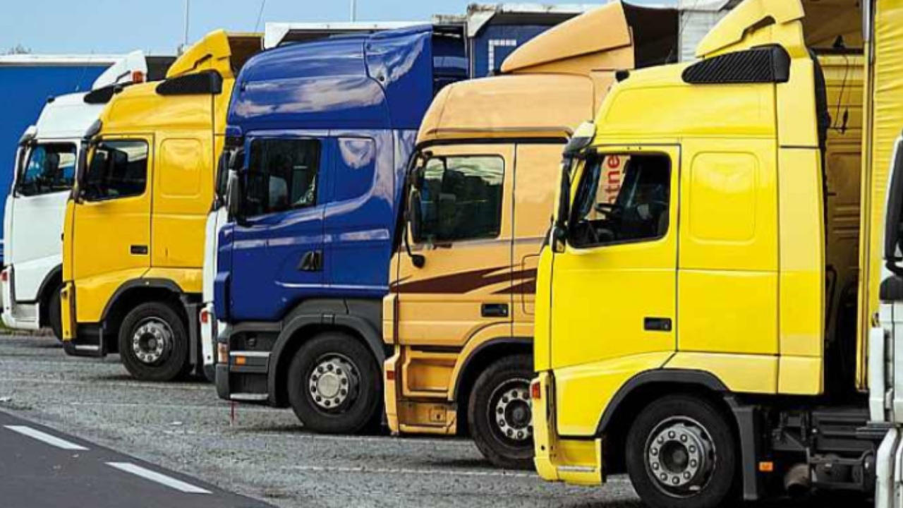 Flotte di veicoli merci