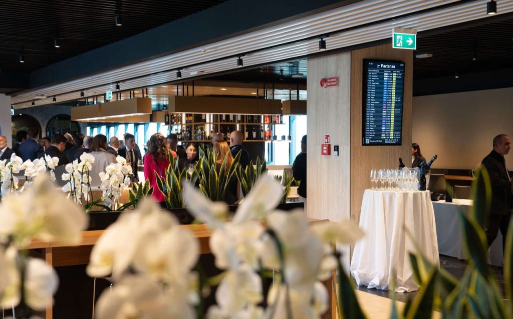 Nuova lounge aeroporto di Fiumicino