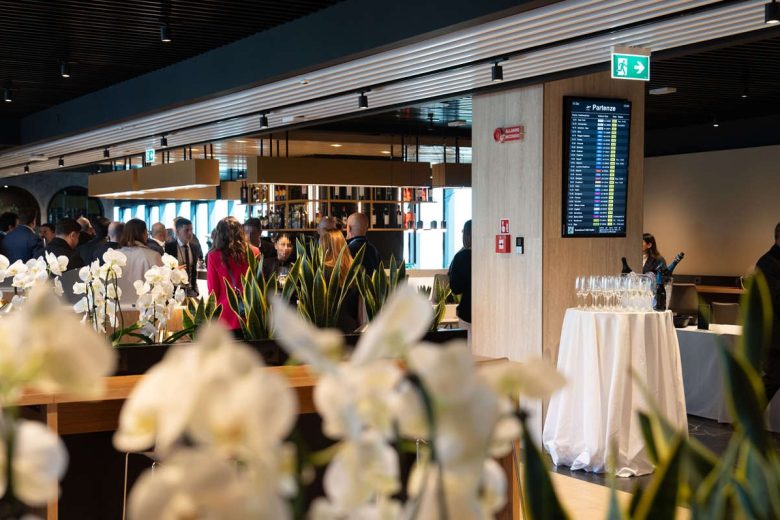 Nuova lounge aeroporto di Fiumicino