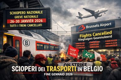 Scioperi trasporti in Belgio a fine gennaio 2026 focus treni e aerei