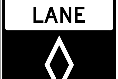 cartello rombo bianco