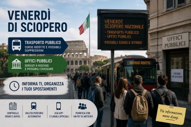 Sciopero venerdì 29 maggio 2026