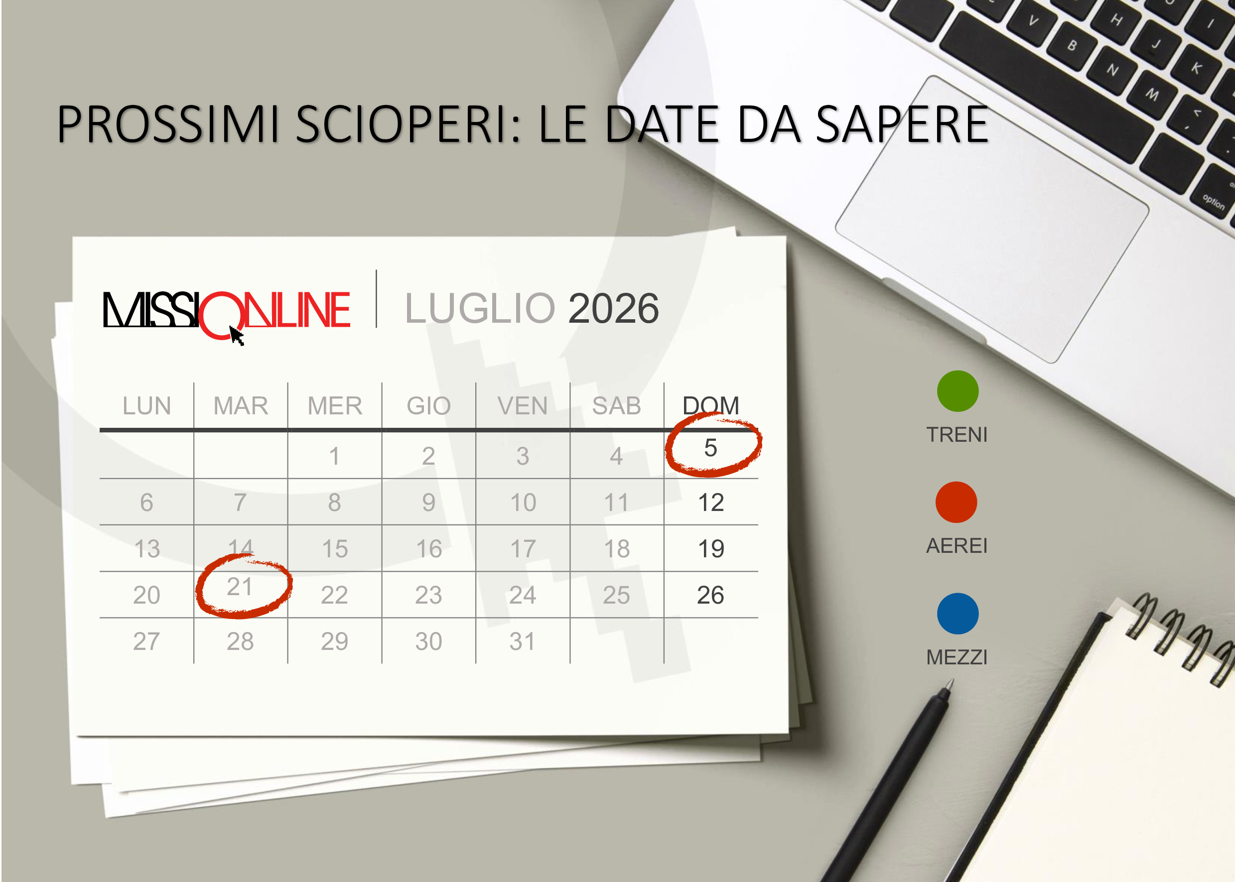 Scioperi-LUGLIO-2026 -aerei